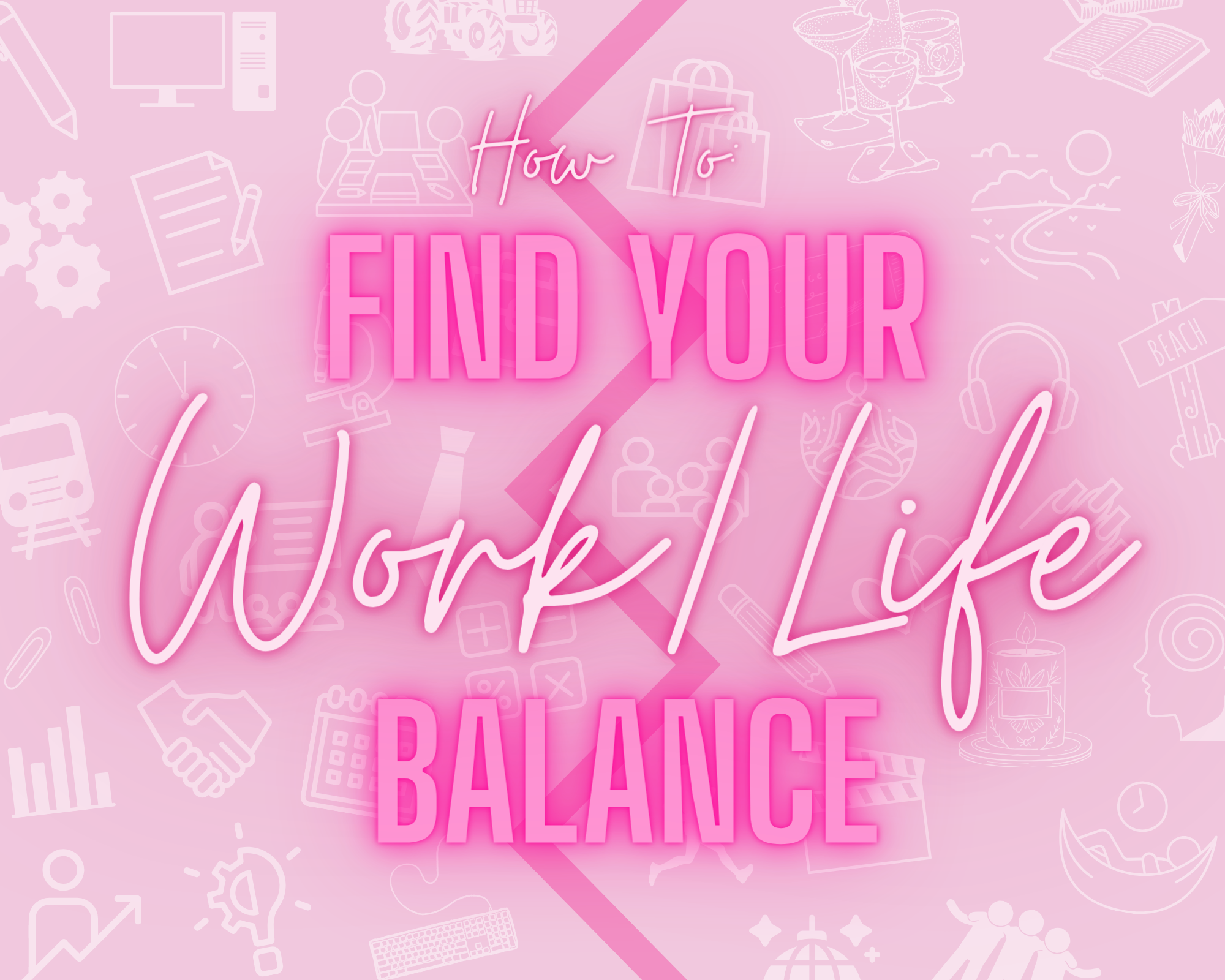 Image: work life balance graphic